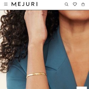 Mejuri Herringbone Chain Bracelet